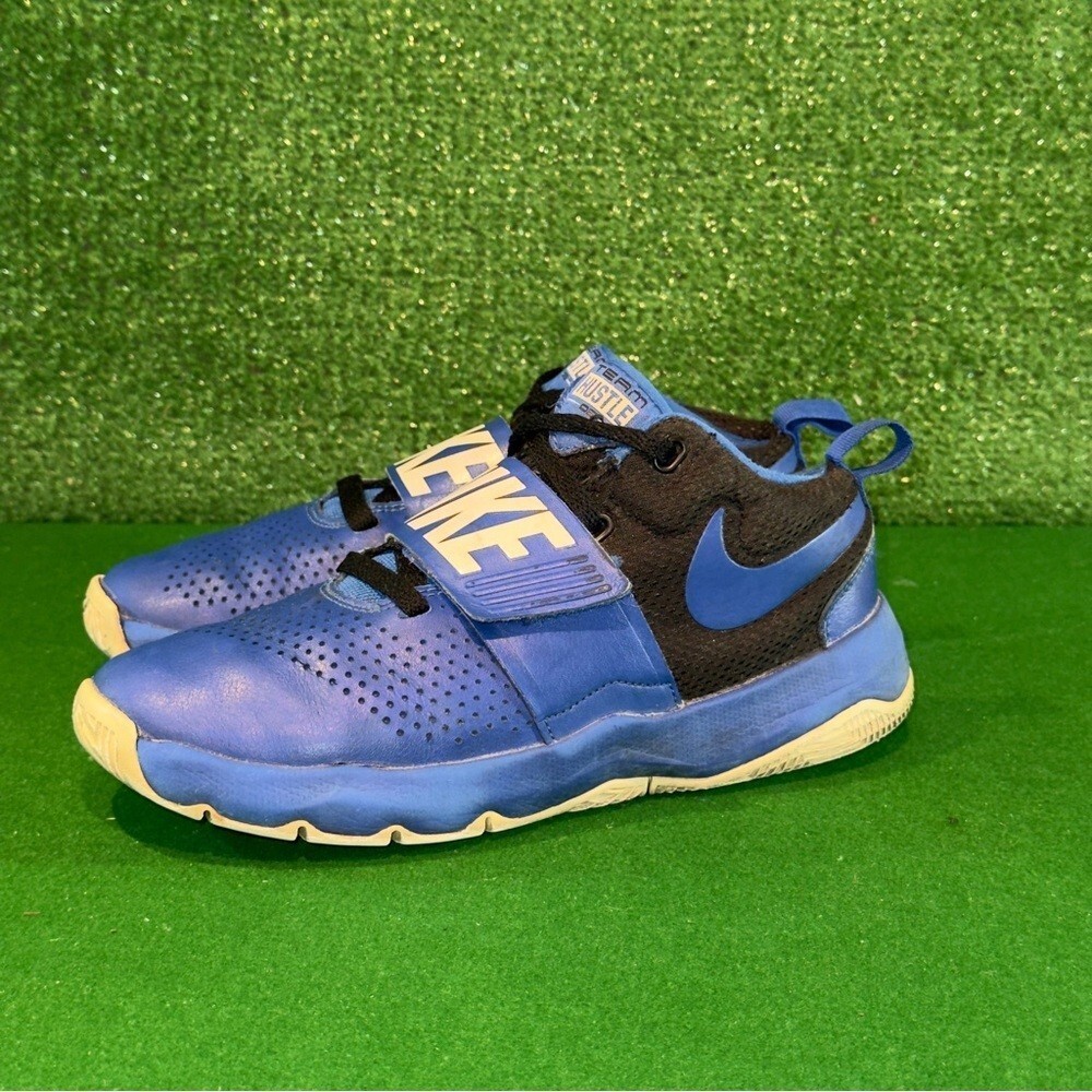 Nike‎ Team Hustle D8 Royal Blue White Black 881941-405 Preschool Kids Size 5Y